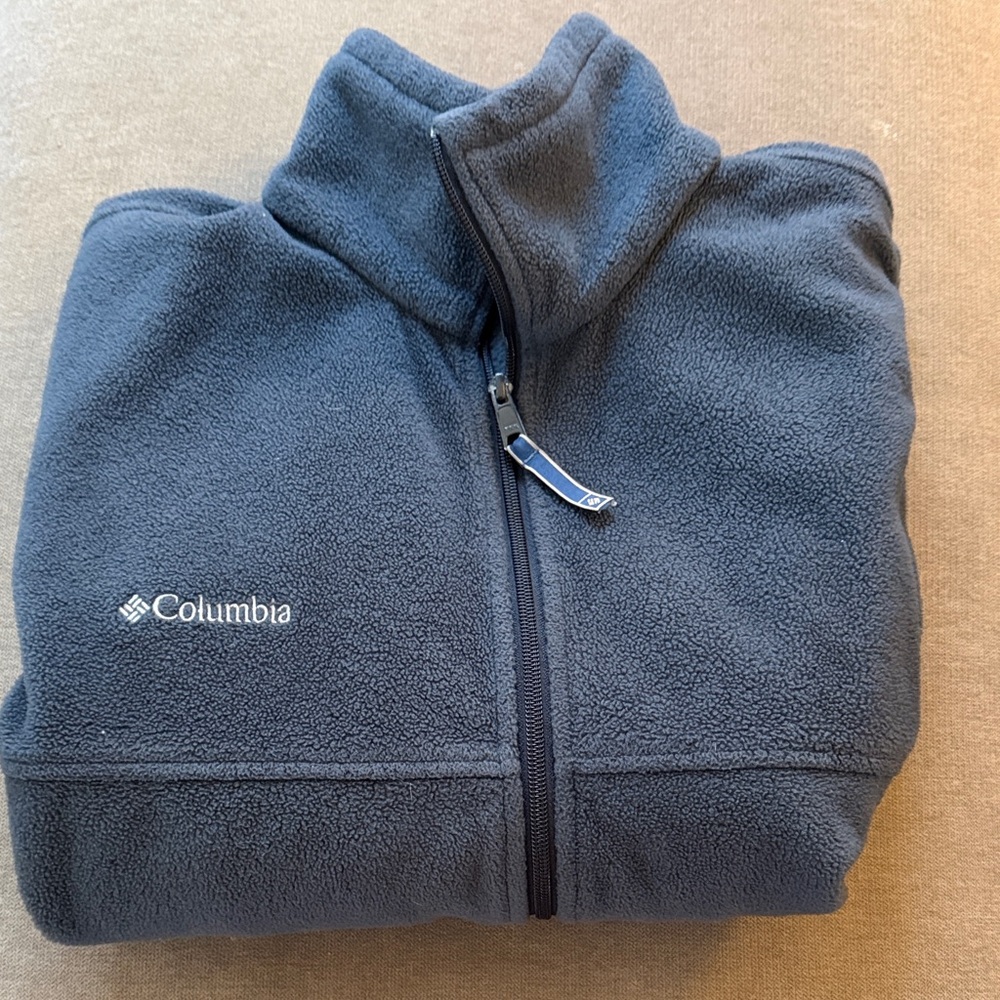 Columbia slate blue Fleece Jacket